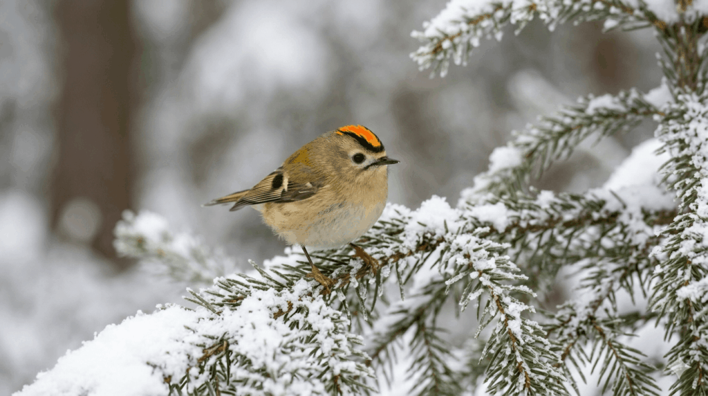 Wintergoldhähnchen Deutschlands kleinster Vogel 2026